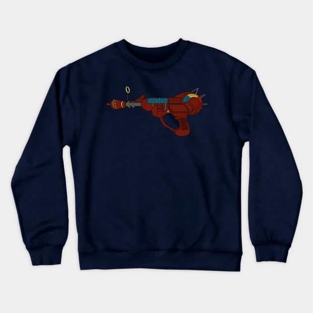 Ray Gun Crewneck Sweatshirt by maplefoot